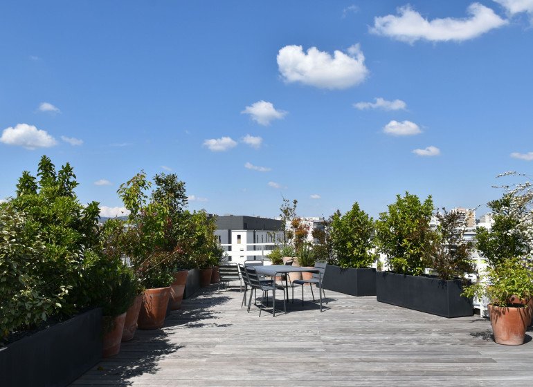 Terrasses du 6ème et du 7ème étage