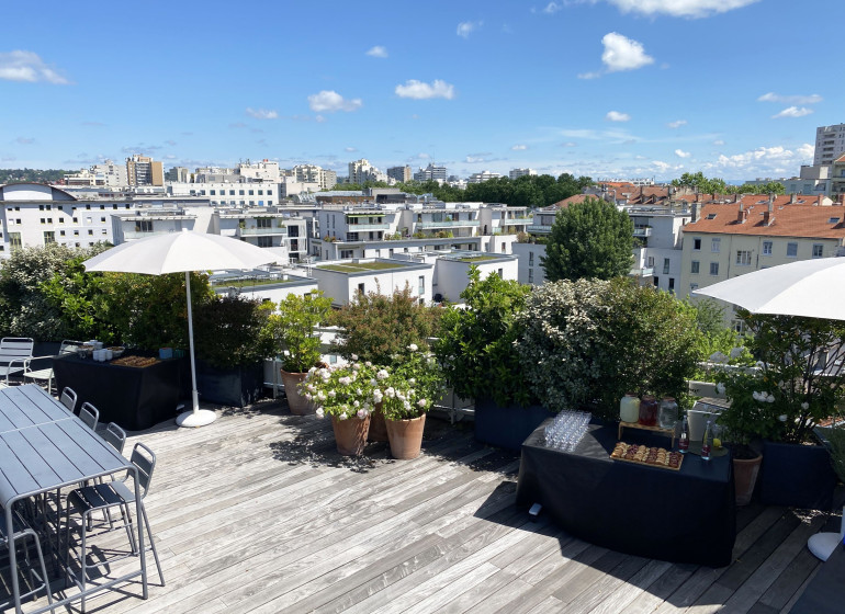 Terrasses du 6ème et du 7ème étage